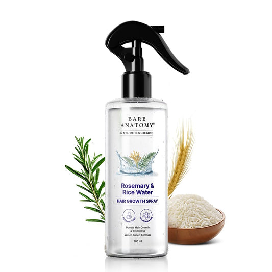 Rosemary Water Spray for Hair Growth & Hair Thickness with Rice Water |100% Natural